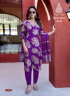 Romaniya Vol 2 By Kajal Style Vertican Wholesale Kurti With Bottom Dupatta In India